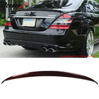 2007-2013 Benz S-Class W221 4Door AMG Style Rear Trunk Spoiler ABS