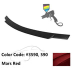 2008-2014 Mercedes Benz C-Class W204 V Style Trunk Spoiler - ABS