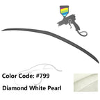 Fits 10-17 W207 C207 #799 Diamond White Pearl Trunk Spoiler