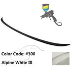 2014-2019 BMW 3 Series F80 4Dr Sedan M3 Style Trunk Spoiler Wing ABS
