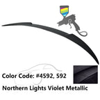 2013-2018 Mercedes Benz W117 CLA Class Sedan V Style Trunk Spoiler ABS
