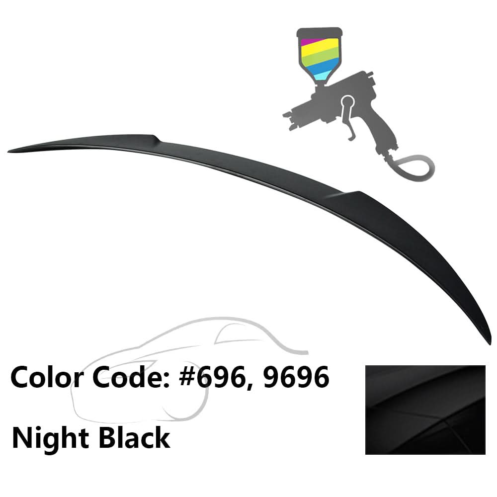 2013-2018 Mercedes Benz W117 CLA Class Sedan V Style Trunk Spoiler ABS