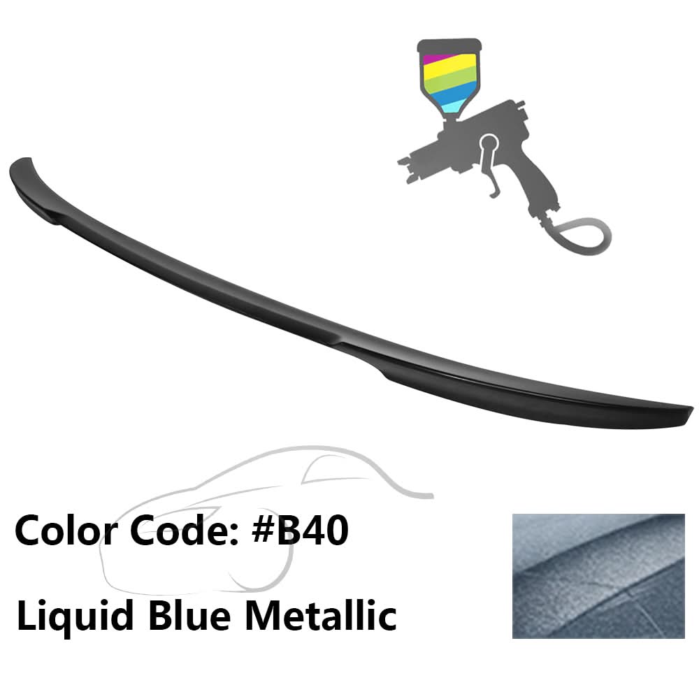 2012-2020 BMW 3 Series F80 M3 F30 4Dr V Style Trunk Spoiler Wing ABS