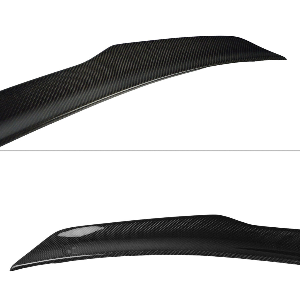 2015-2023 Ford Mustang Coupe Trunk Spoiler V Style Carbon Fiber Wing