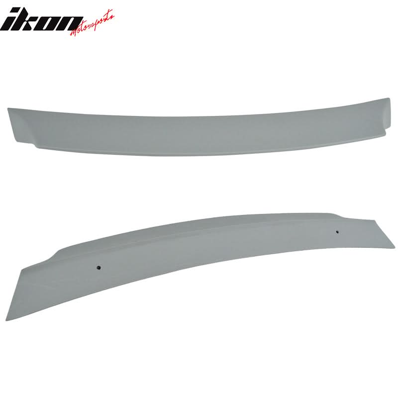 2016-2021 Honda Civic X 10th FC 4Dr Sedan Gray Trunk Spoiler Wing FRP