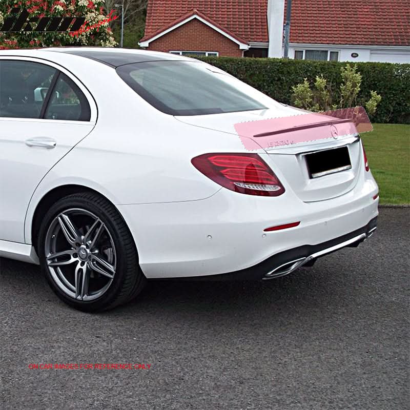 2017-2021 Benz E Class W213 Sedan 4Dr Carbon Fiber CF Trunk Spoiler
