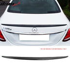 2017-2021 Benz E Class W213 Sedan 4Dr Carbon Fiber CF Trunk Spoiler