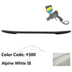 2017-2023 BMW 5 Series 7th G30 4Dr M4 V Style Trunk Spoiler Wing ABS