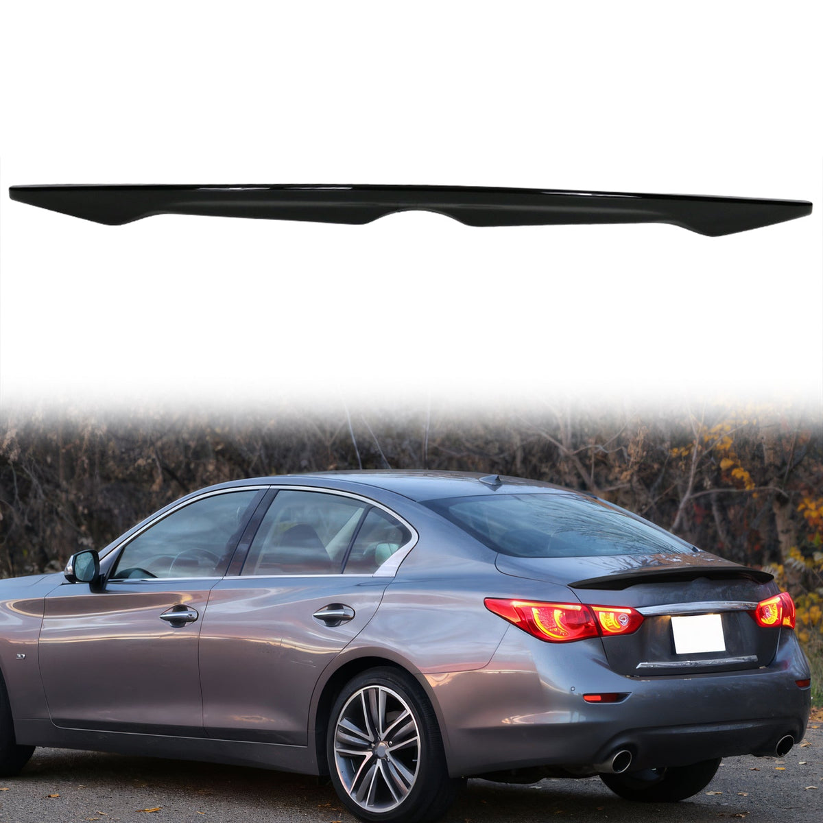 2014-2024 Infiniti Q50 Sedan OE Trunk Spoiler ABS