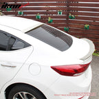 2016-2018 Hyundai Elantra 4Dr OE Style #EB Ebony Black Trunk Spoiler