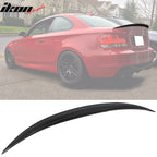 2007-13 BMW E82 1-Series Trunk Spoiler Performance Matte Carbon Fiber