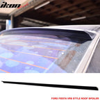 2009-2016 Ford Fiesta 4Dr VRS Style Unpainted Black Roof Spoiler PUF