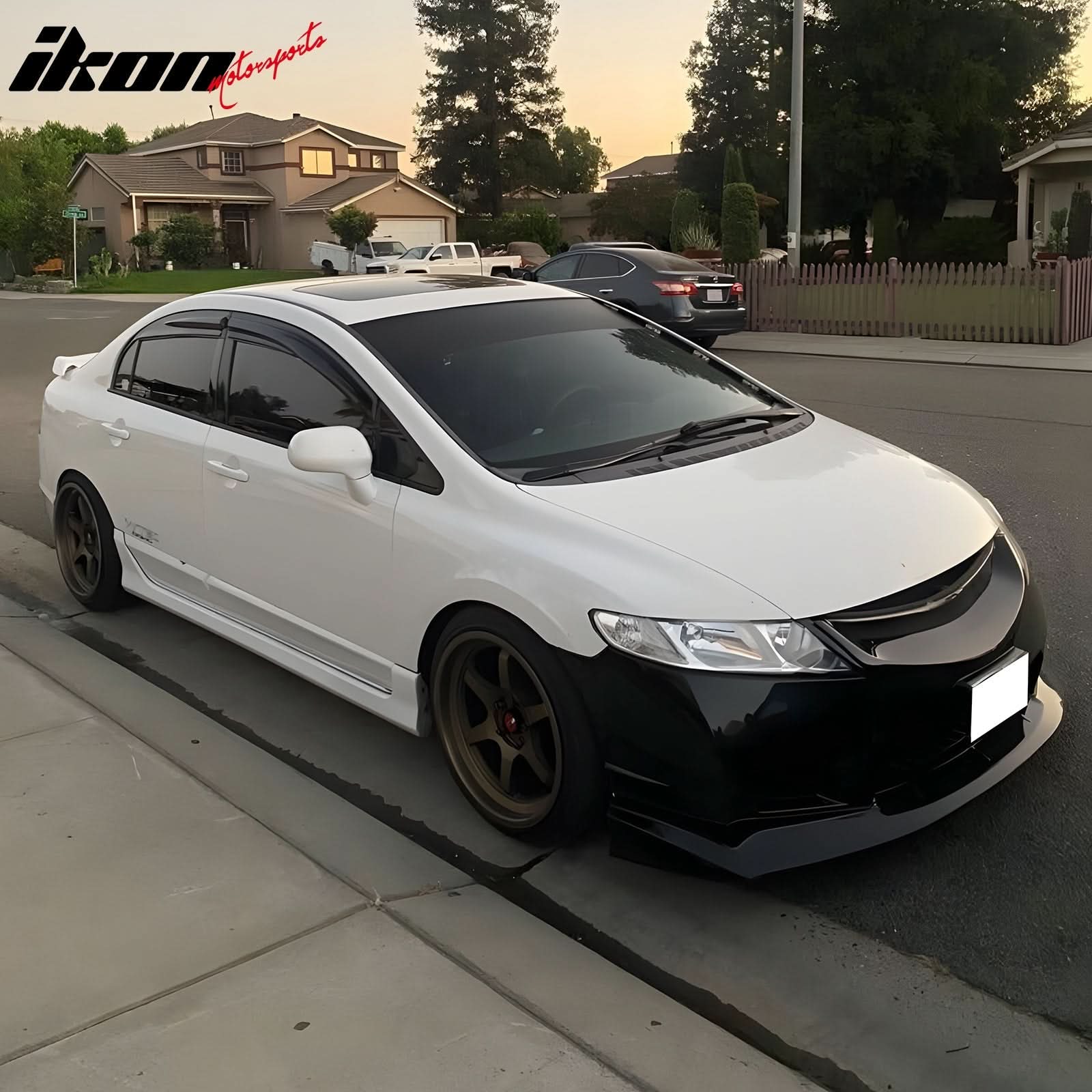 2006-2011 Honda Civic Sedan Window Visors Polycarbonate