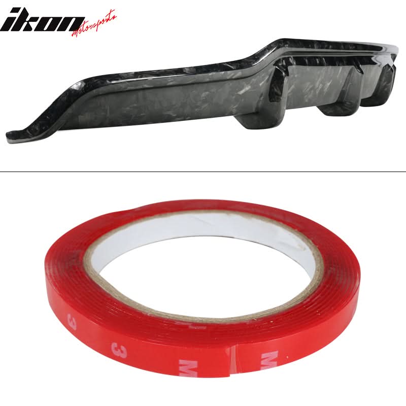 2017-2023 Tesla Model 3 V Style Rear Bumper Diffuser Carbon Fiber CF