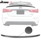 2014-2022 Infiniti Q50 Sedan 4Dr Ikon Style Carbon Fiber Trunk Spoiler