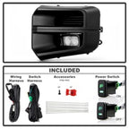 Spyder 16-23 Toyota Tacoma TRD OEM LED Fog Lights W/Switch - Clear (FL-CL-TTA2016-TRD-C)