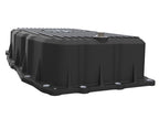 aFe 20-26 GM Trucks L6 3.0L Transmission Pan - Black w/ Machined Fins