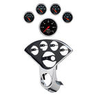 Autometer Designer Black Direct Fit Dash Kit 55-59 Chevy Truck (1 x 3-3/8in. / 4 x 2-1/16in.)