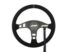 PRP Heated Flat Suede Steering Wheel - Black
