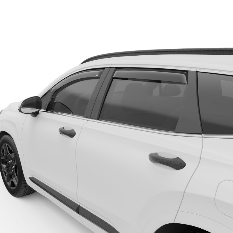 EGR 4pc Smoked Finished In-Channel Window Visors 19-23 Hyundai Santa Fe