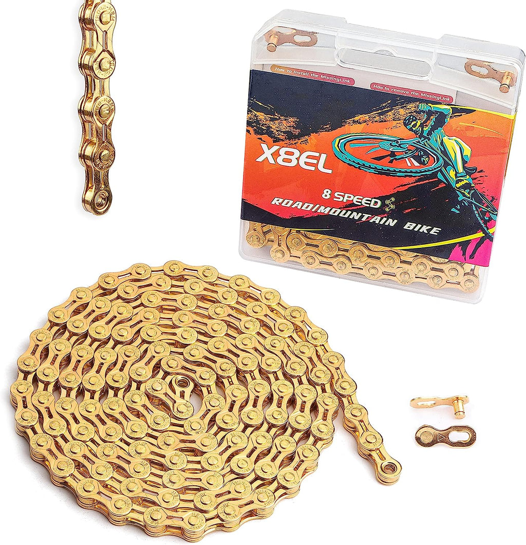 Hycline Bike Chain 6/7/8-Speed 1/2x3/32 Inch (116 Links)