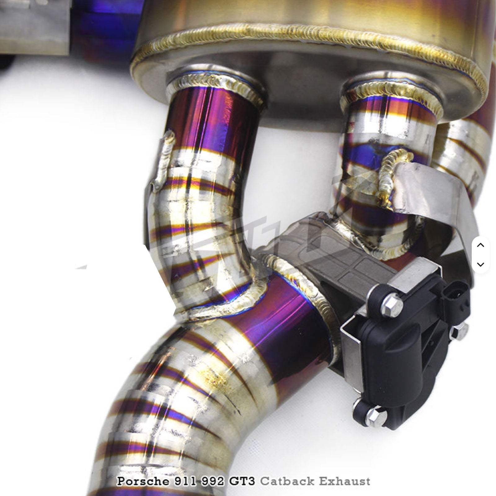 Titanium OEM Style Catback Exhaust for Porsche 992 992.1 992.2 GT3 RS GT3RS 4.0 - Bull Boost Performance