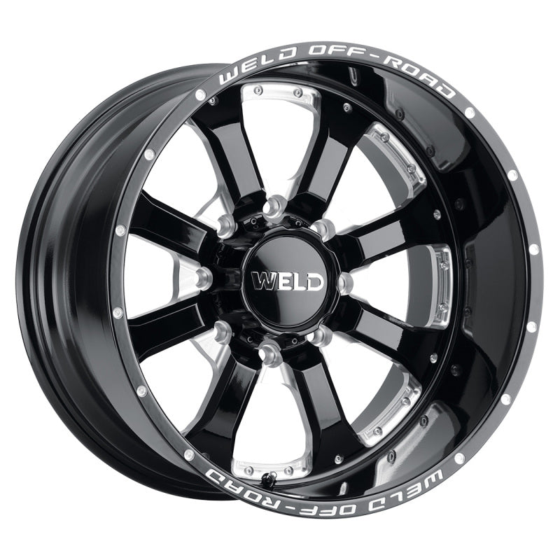 Weld Off-Road W125 20X9 Granada Six 6X139.7 ET00 BS5.00 Gloss Black MIL 106.1