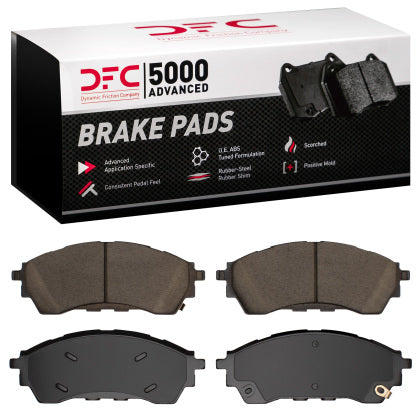DFC 24-26 Ford Ranger Raptor (USA/Canada) 5000 Advanced Ceramic Brake Pad Kit Front and Rear