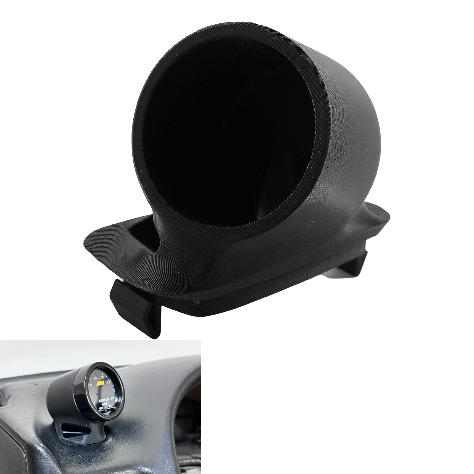 Single Gauge Pod Mount for 1994-2001 Acura Integra DC2 52mm Functional Window Vent - Bull Boost Performance