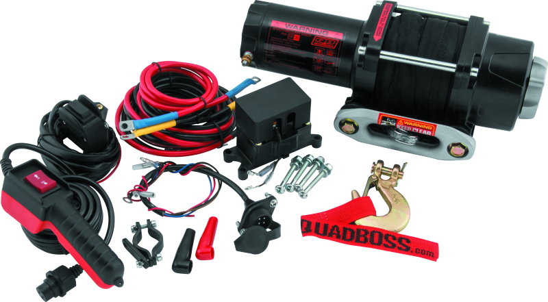 QuadBoss Winch 3500Lb W/Synthetic Rope