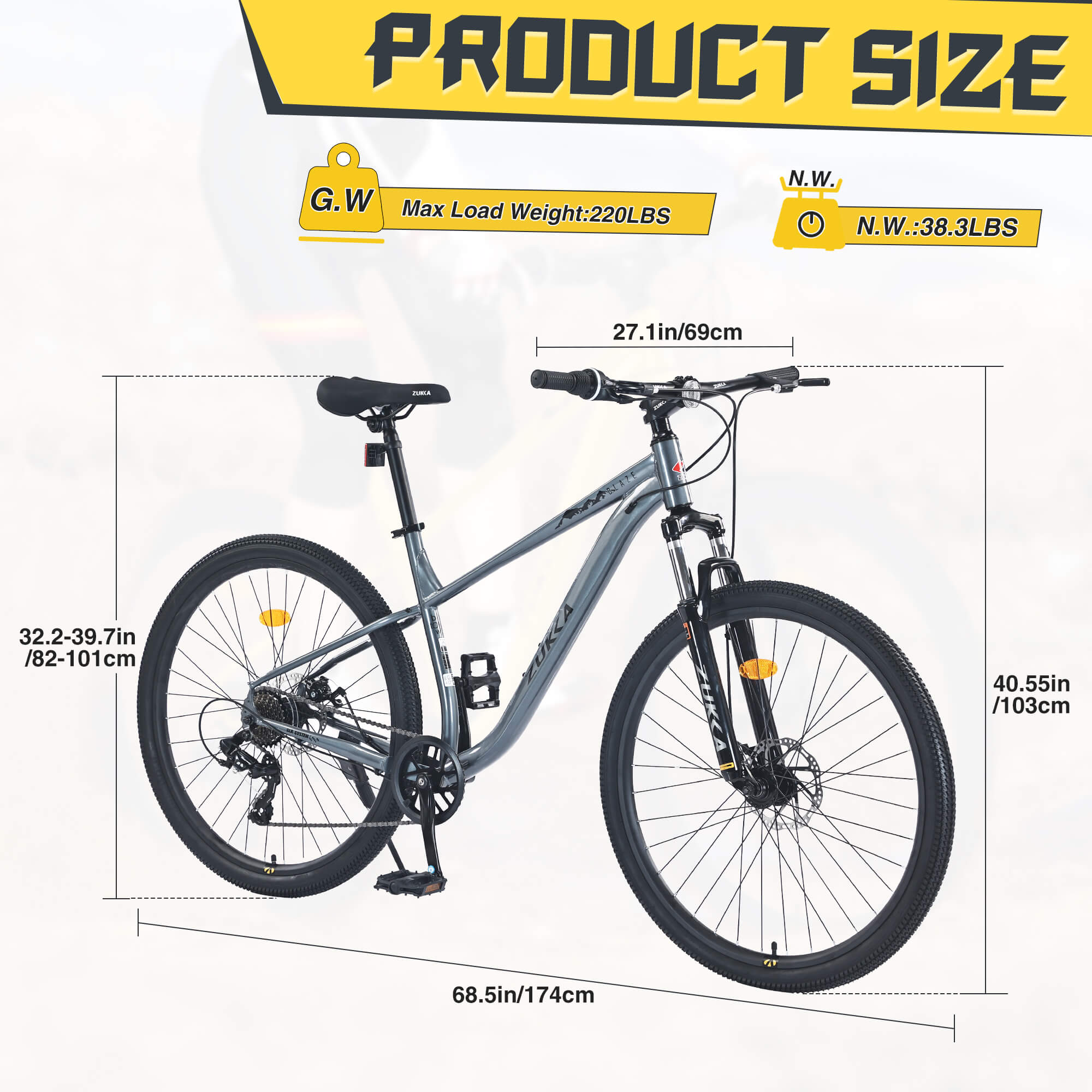 Zukka Blaze - 27.5"