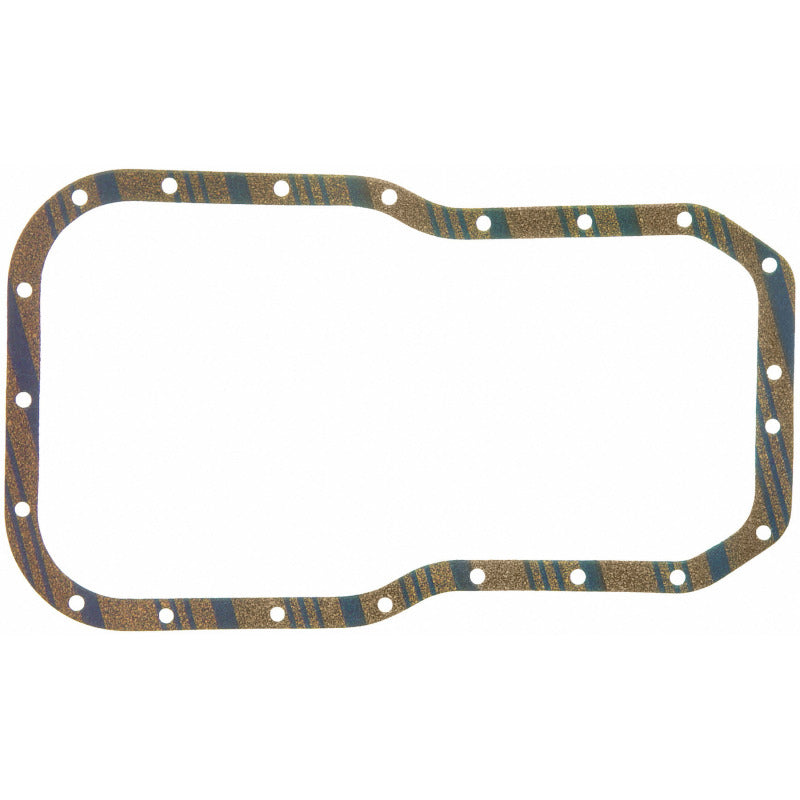 Fel-Pro Toyota Camry Engine Oil Pan Gasket Set Blue Stripe cork-rubber