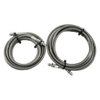 Stainless Rear Brake Line Replacement Kit For 96-00 Honda Civic w/rear drum - Bull Boost Performance