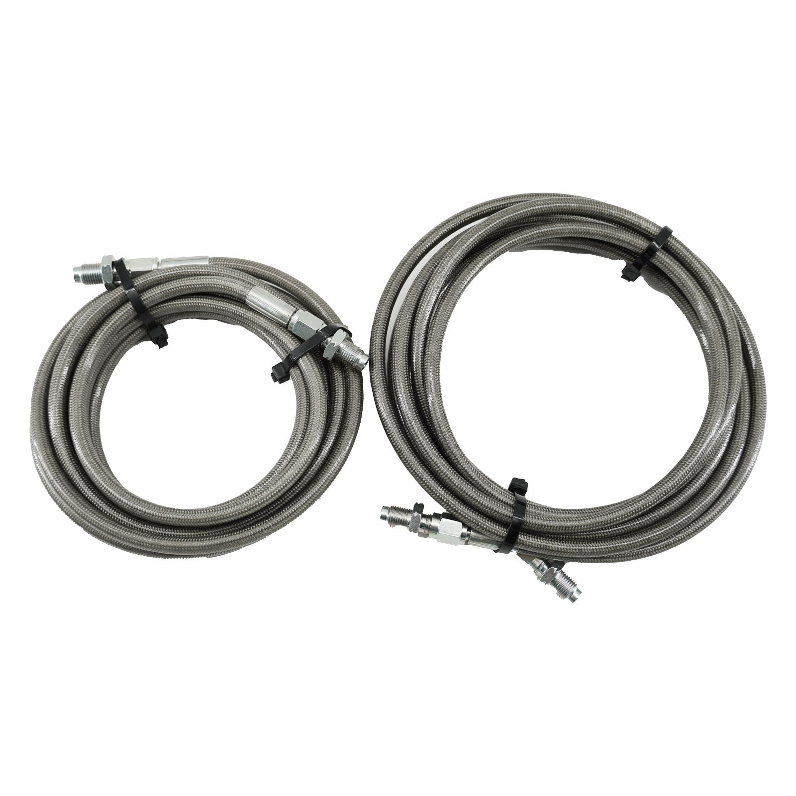 Stainless Rear Brake Line Replacement Kit For 96-00 Honda Civic w/rear drum - Bull Boost Performance