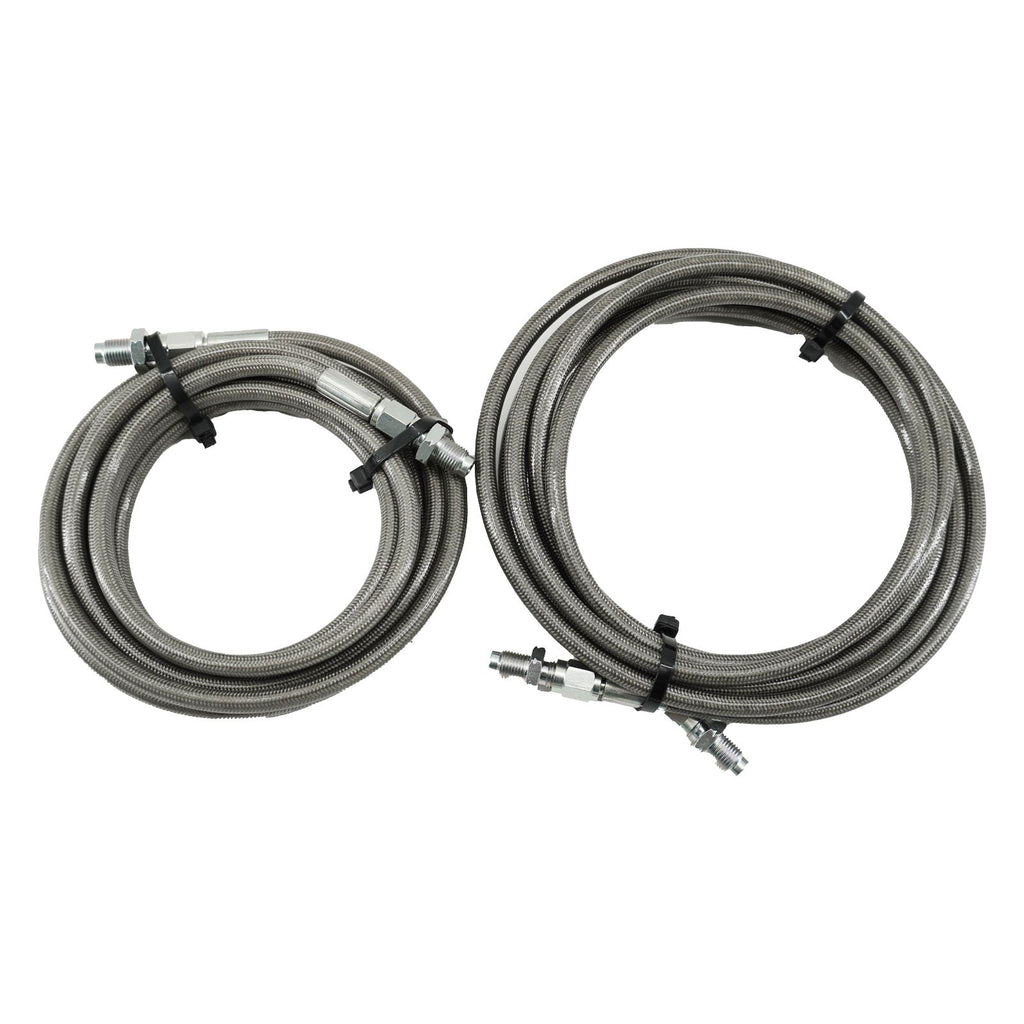 Stainless Main Front & Rear Brake Line Replacement Kit for 92-95 Honda Civic EG - Bull Boost Performance