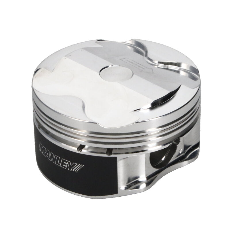 Manley 2018+ Ford Coyote 5.0L 6.75cc Dish 3.700in Bore 12:1 CR 22mm Pin Platinum Ext Duty Piston