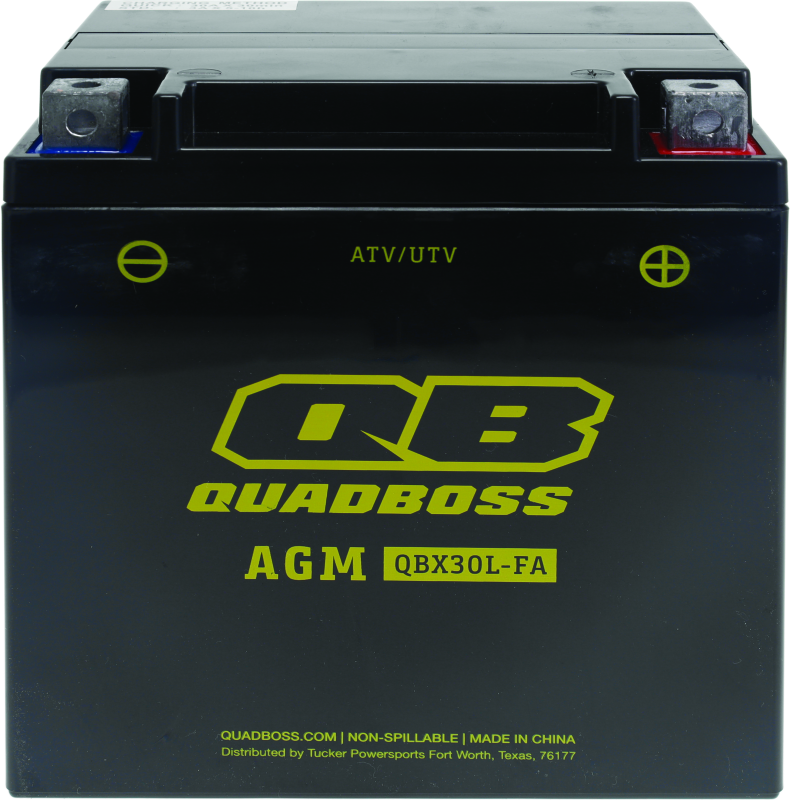 QuadBoss Maintenance-Free AGM Battery QBX30L-FA