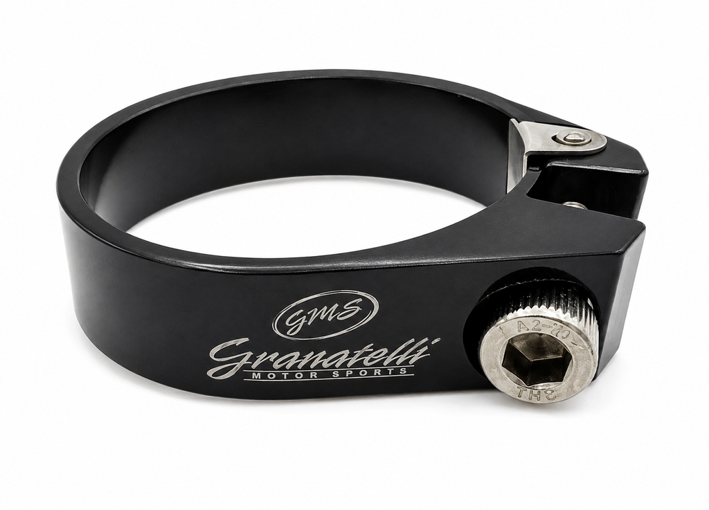 Black Billet Aluminum Hose Clamp 58mm–60mm (Approx. 2.28"–2.36") – 971200 - Granatelli Motor Sports