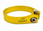 Gold Anodized Billet Aluminum Hose Clamp 77.8mm–79.8mm (Approx. 3.06"–3.14") – 971275G - Granatelli Motor Sports