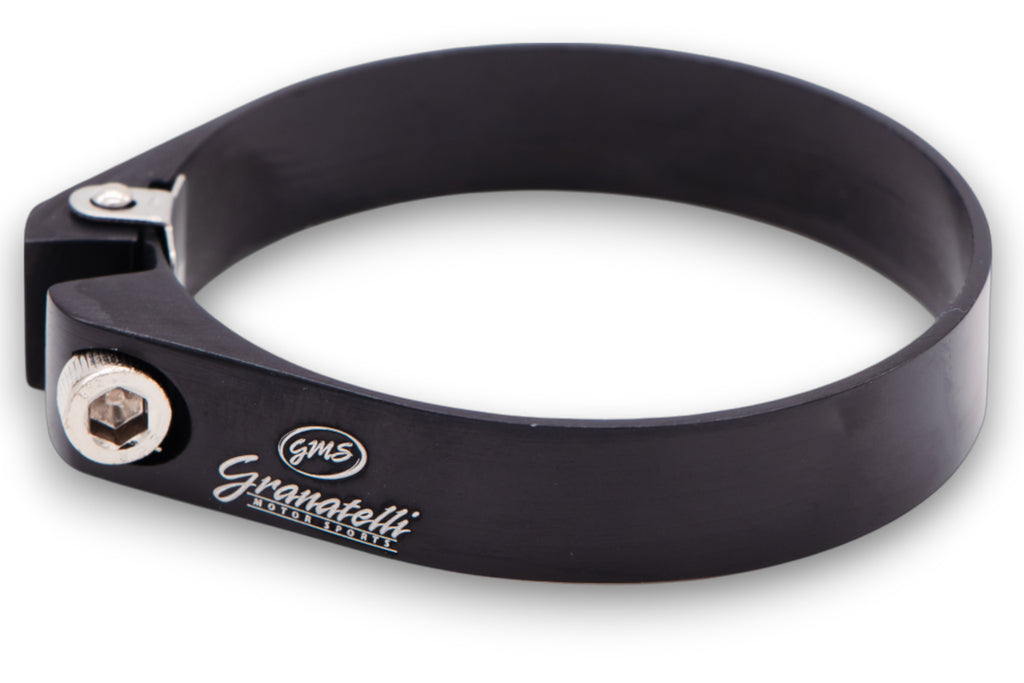 Black Billet Aluminum Hose Clamp 66mm–68mm (Approx. 2.59"–2.67") – 971225 - Granatelli Motor Sports