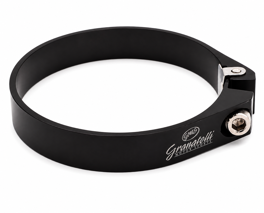 Black Anodized Billet Aluminum Hose Clamp 97.5mm–99.5mm (Approx. 3.83"–3.91") – 971350 - Granatelli Motor Sports