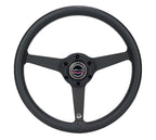 NRG Aluminum Steering Wheel 330mm - Heritage Solid Spoke - Ergonomic Grip - Anadized Black