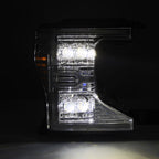 AlphaRex 20-22 Ford F-250/350/450/550 SD NOVA-Series LED Proj Headlights Chrome w/SS & SBDRL