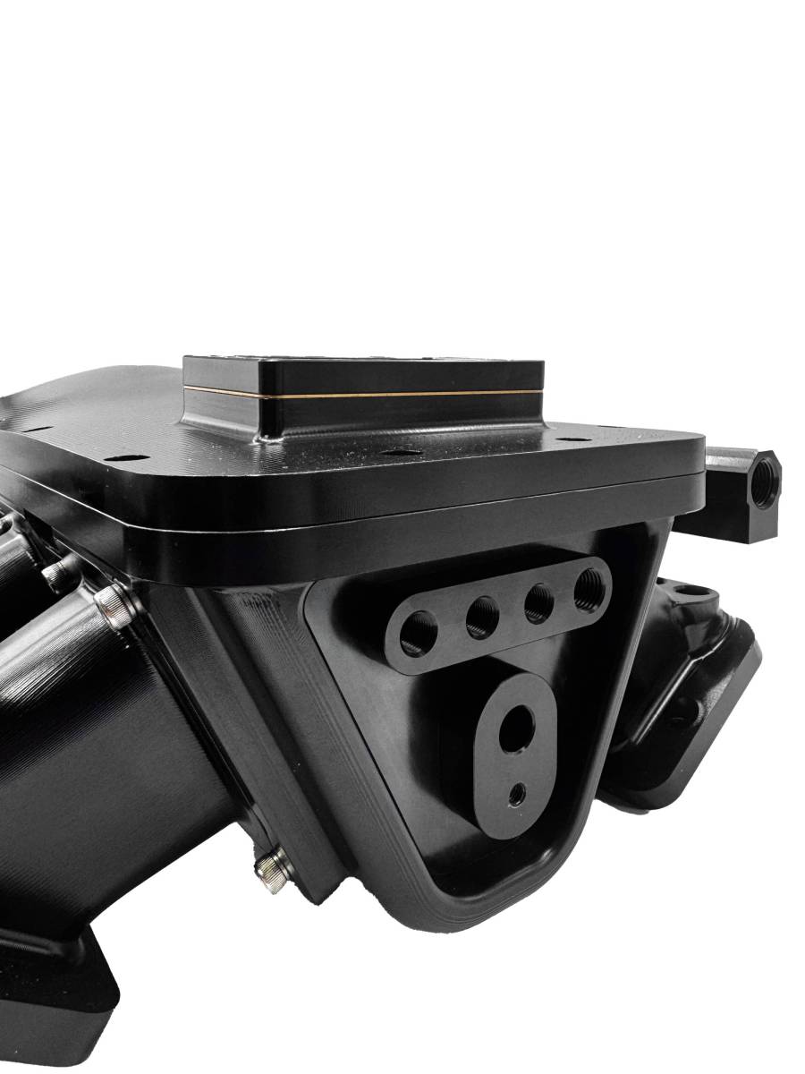 ZILLA Black Billet LS Intake Manifold – 120mm Inlet – 980120 - Granatelli Motor Sports
