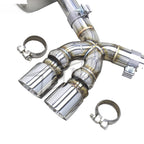 Stainless Valved Catback Exhaust for Porsche Boxster Cayman 981 - Bull Boost Performance