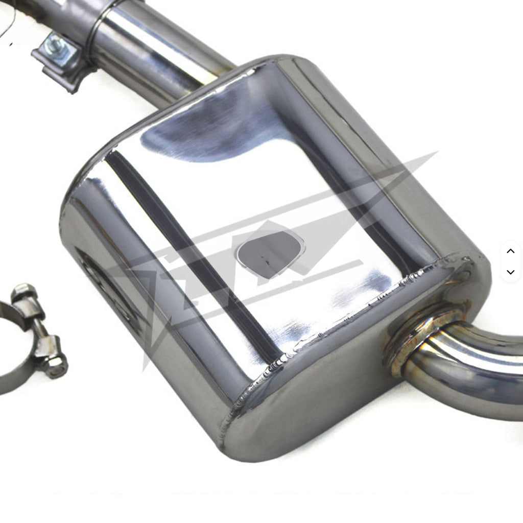 Stainless Valved Catback Exhaust for Porsche Boxster S Cayman S 987 987.1 - Bull Boost Performance