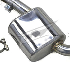 Stainless Valved Catback Exhaust for Porsche Boxster S Cayman S 987 987.1 - Bull Boost Performance