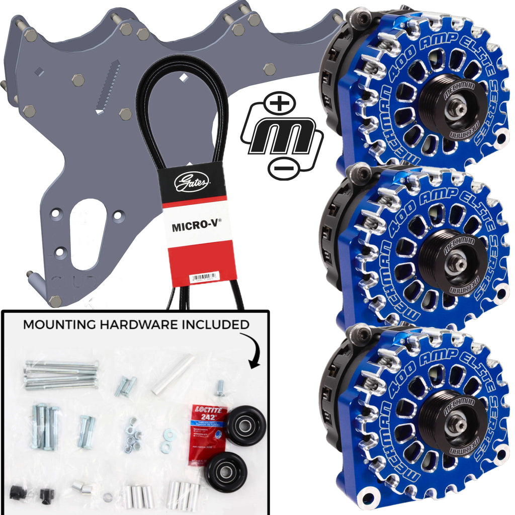 99-04 GM Trucks/SUV's Includes Three Alternators - Dark Blue