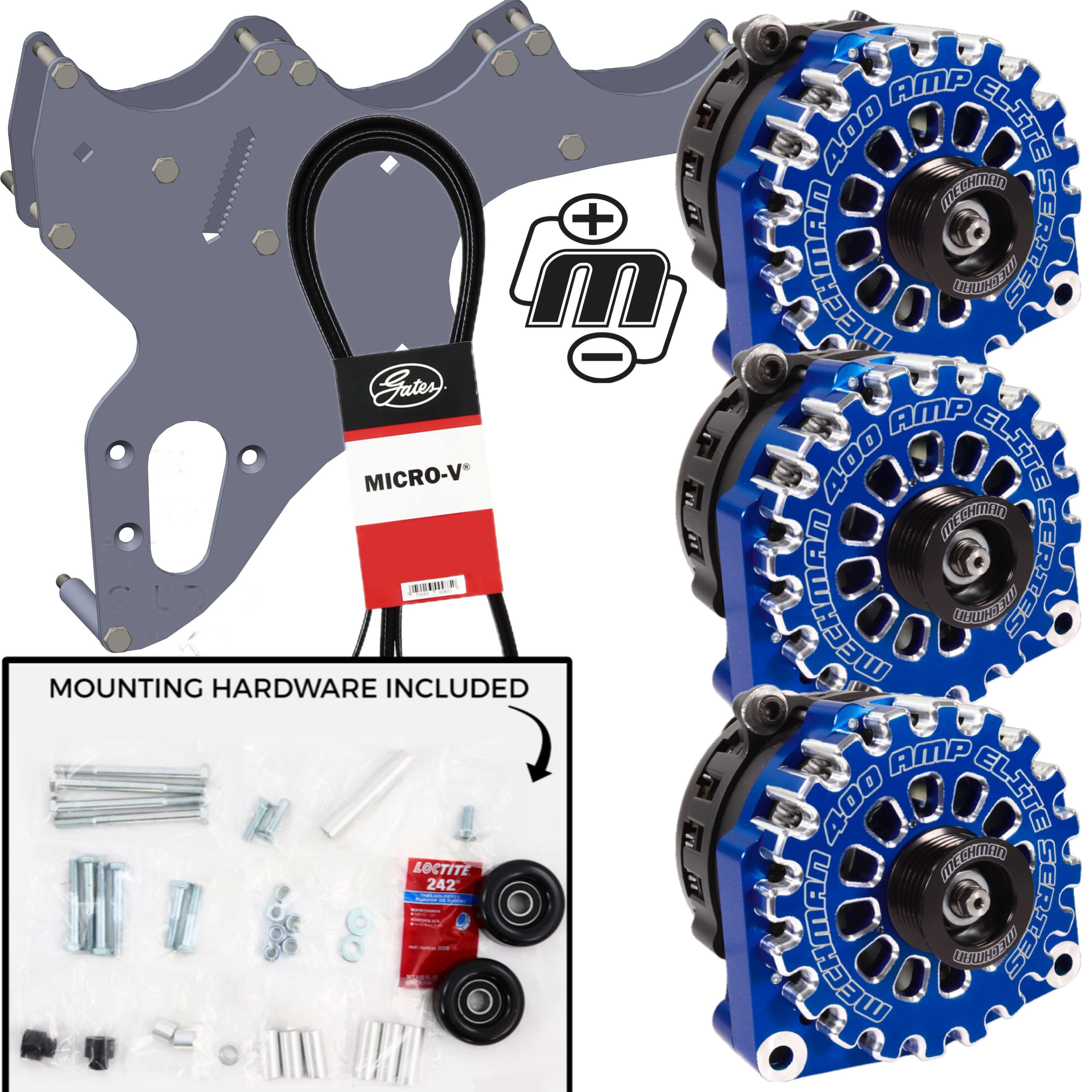 99-04 GM Trucks/SUV's Includes Three Alternators - Dark Blue