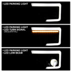 Spyder 07-09 Toyota Tundra Projector Headlights - Black (PRO-YD-TTU07V3PL-SEQ-BK)